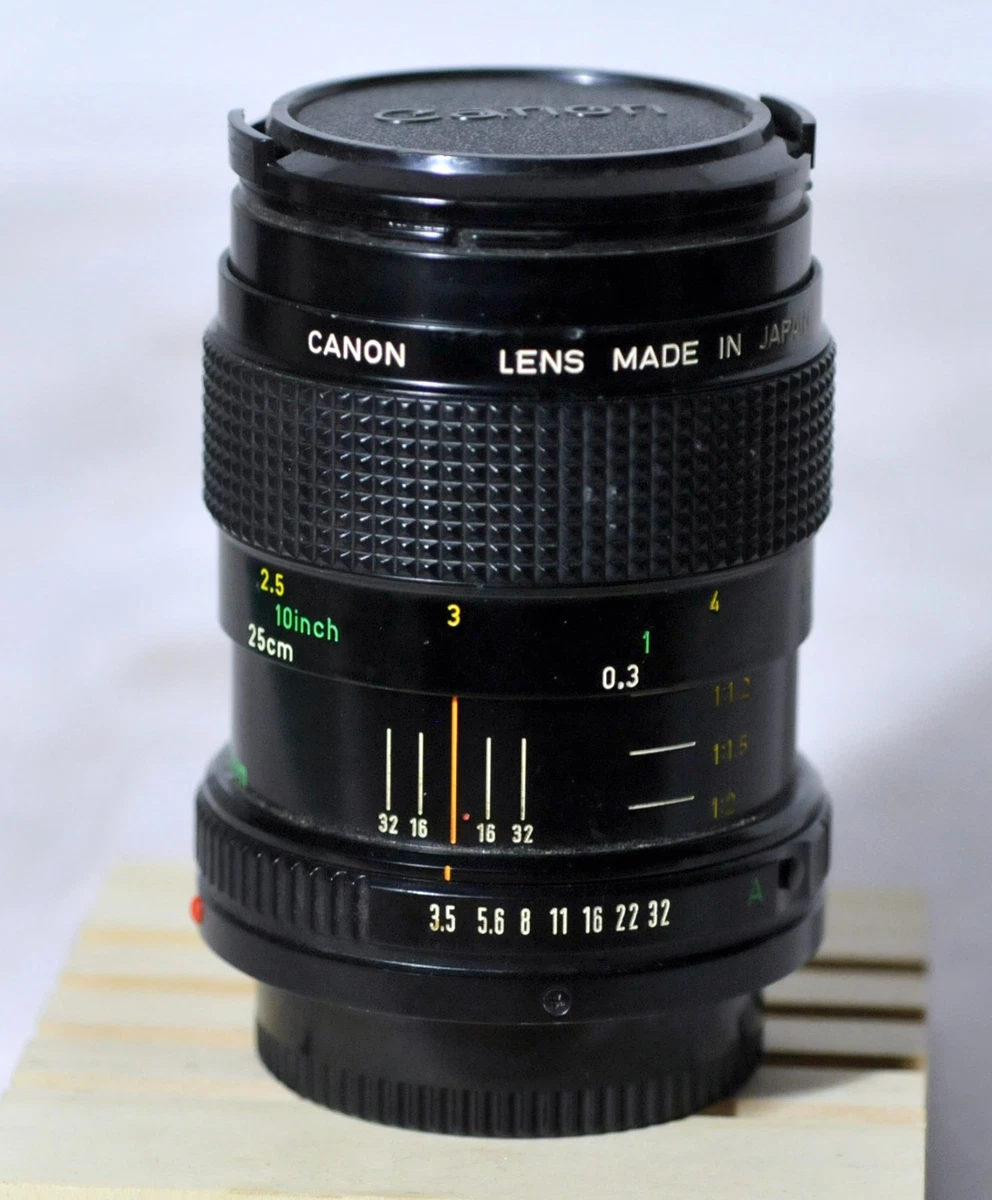 Canon FD f/3.5 Camera Lenses 50mm Focal for sale - eBay