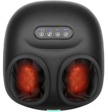 Foot Massager Machine with Heat Rolling Deep Kneading, Shiatsu Foot Massager 13"