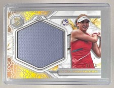VICTORIA JIMENEZ KASINTSEVA 2024 Topps Royalty Tennis Rookie Jumbo Relic GOLD 10