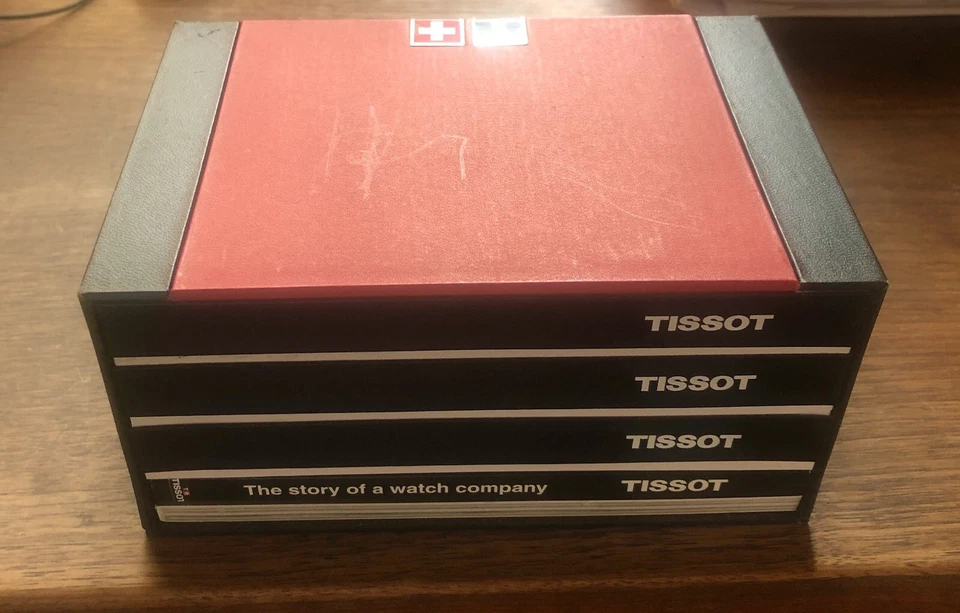 TISSOT LE LOCLE CHRONOMETRE MENS LEATHER STRAP WATCH (2012) - Image 4 of 4