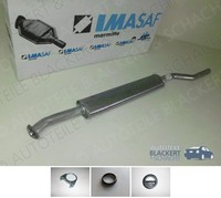 Imasaf Auspuff Mitteltopf+Anbauteile für BMW 5Er E12 518+520+520I 1972-1981