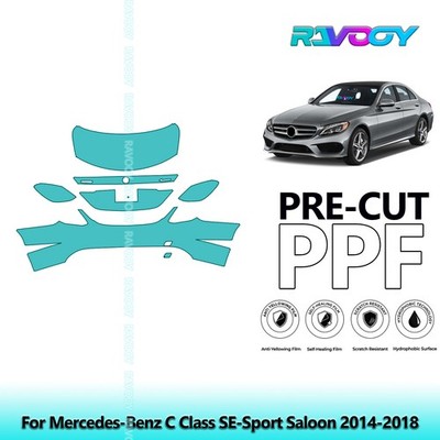  Paint Protection PPF Kit For Mercedes-Benz C Class SE-Sport Saloon 2014-2018