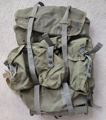 Vintage US Army Field Pack Combat LC-1 Medium ALICE Backpack with 