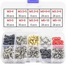 Compact 228 Piece Screw Set Perfect for DIY for Computer Project