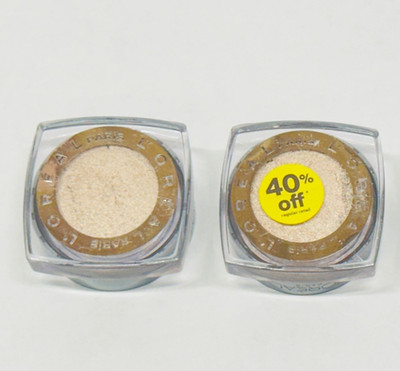New L Oreal Infallible 24HR Eyeshadow 888 Iced Latte Lot of 2 Discontinued