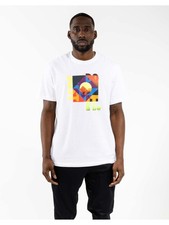 NIKE Mens White Logo Graphic Short Sleeve Cotton Blend Classic T-Shirt XL