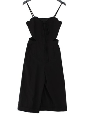LYDC London Women's Jumpsuit UK 8 Black Polyester with Elastane Jumpsuit