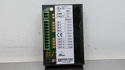 Pepperl+Fuchs VBA-4E4A-CB1-ZEJ/E2J AS-Interface Module 203158 4 Inputs/4 Outputs