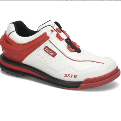 DEXTER SST 6 HYBRID BOA RED/WHITE BOWLING SHOES | FREE SHIPPING