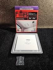 FITTES Flush Exhaust Mount 14.25"x14.25" Flush mount Aria Lite Rectangular White