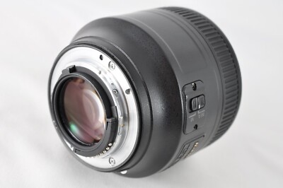 Nikon Nikkor AF-S 85mm f:1.8 G Lens w/Lens Hood, Box From Japan By