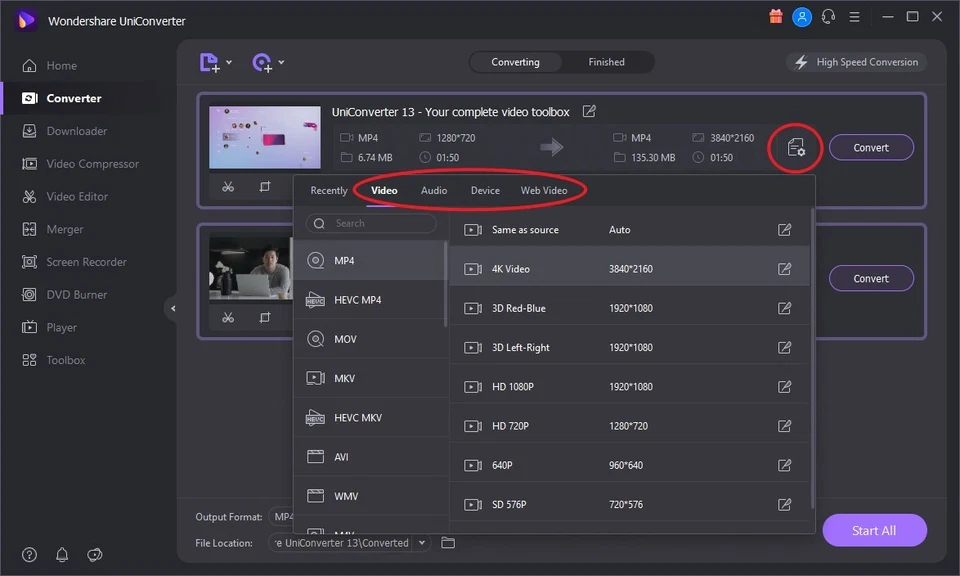 New Release Wondershare UniConverter 16 - Perpetual / Lifetime Plan for Windows - Image 2 of 4
