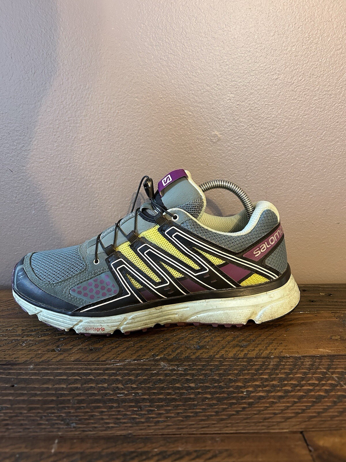 Scarpe da trail running Salomon X Mission 3 donna taglia 9 5 nero verde 402382