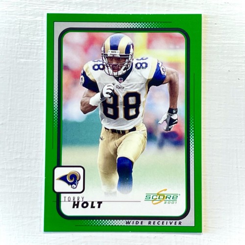 Torry Holt 2001 Score Green #191 MINT Rams HOF Legends Jersey NC State Wolfpack - Bild 1 von 2