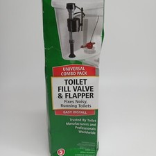 Toilet Fill Valve And Flapper - Fluidmaster Replacement Universal Toilet Valve