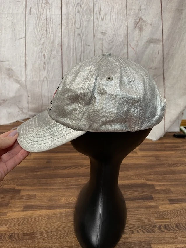 Gorra de béisbol Mickey Mouse de los parques de Disney sombrero color plateado ajustable adulto 55-59 cm Foto 2 de 4