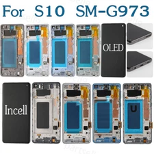 For Samsung Galaxy S10 G973U/F/DS Incell OLED LCD Display Touch Screen Assembly