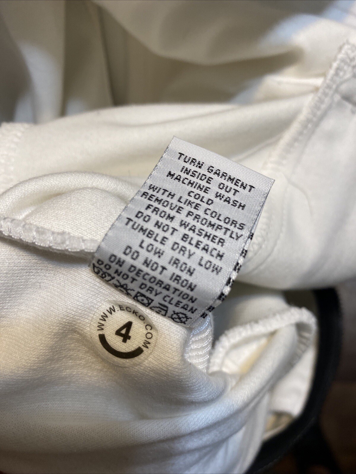 Mark Ecko Track Jacket White Zip Front Pocket Bla… - image 12