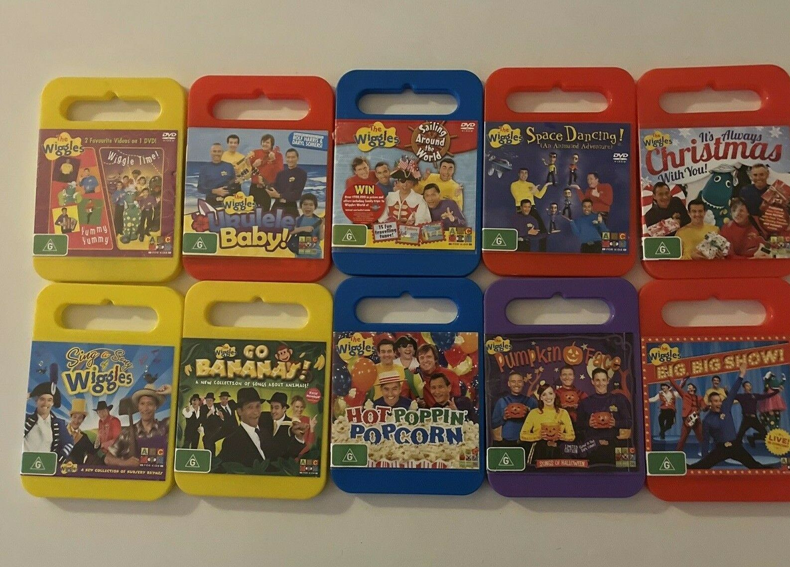 10x The Wiggles DVDs Region 4 eBay