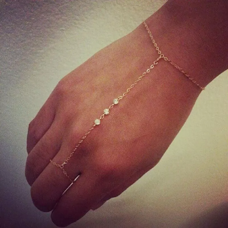 Bracciale anello dito sale
