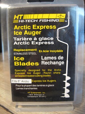 HT Ice Fishing 6'' Artic Express Hand Auger Replacement Blades AEB-6