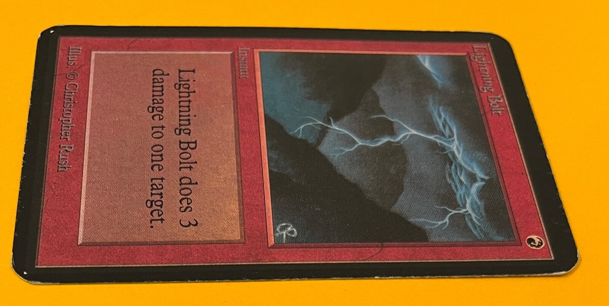 MTG LIGHTNING BOLT Alpha (OldManMTG 003-908) | eBay