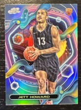 2024 Topps Chrome Cosmic Jett Howard Rookie Refractor Orlando Magic