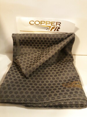 Copper Fit Guardwell Face Protector Lightweight Breathable Mask Color CharcoalNB
