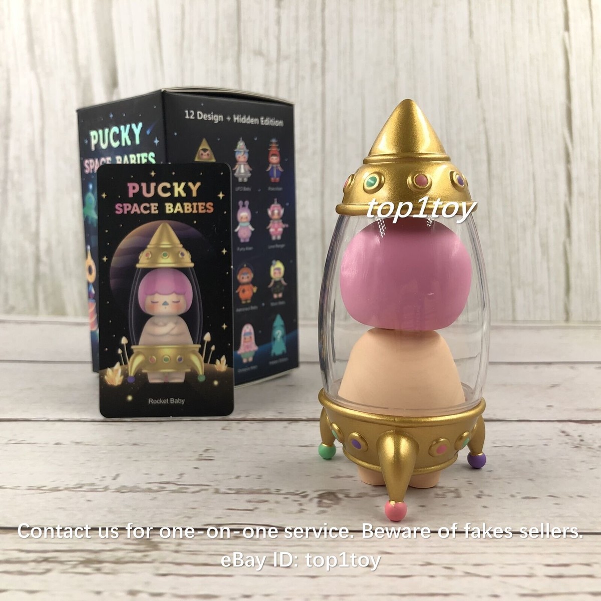 POP MART PUCKY Space Babies Rocket Baby Mini Figure | eBay