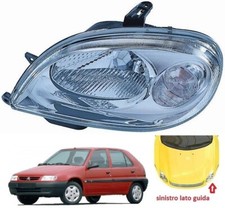 FARO FANALE PROIETTORE SX H4 CITROEN SAXO RY 1999-2003 NUOVO