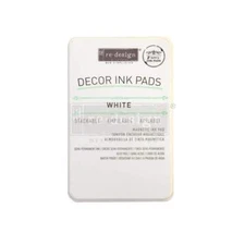 White Ink Pad | Clearly-Aligned Decor Stamps | Redesign with Prima