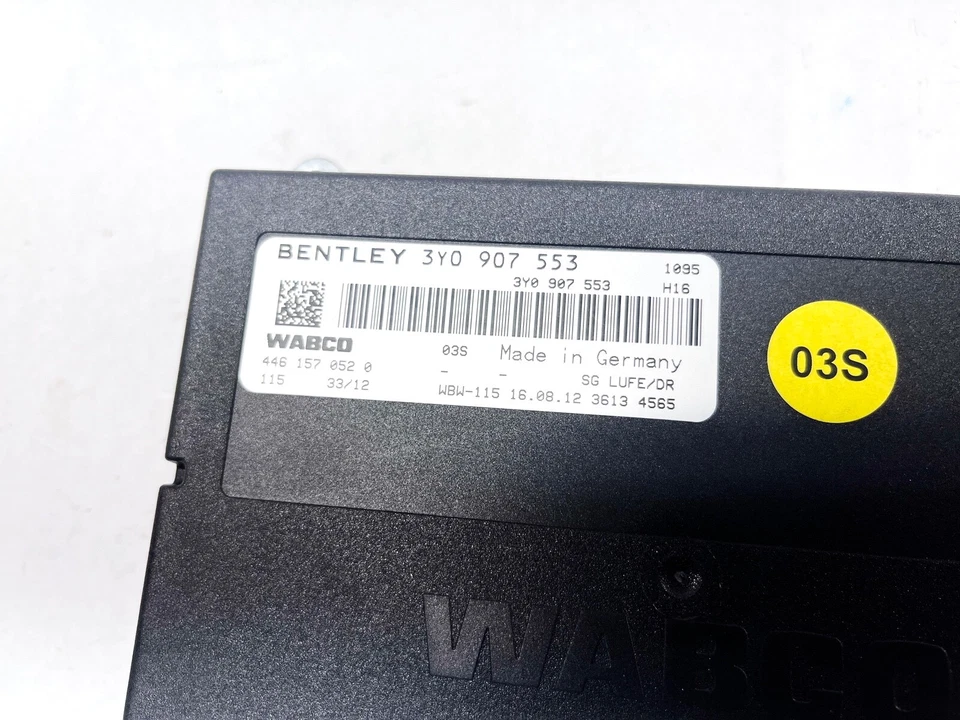 11-20 BENTLEY MULSANNE ЗАДНЯЯ ПНЕВМОПОДВЕСКА КОМПЬЮТЕР МОДУЛЬ УПРАВЛЕНИЯ БЛОК OEM - Изображение 3 из 3