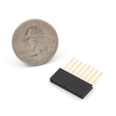 Stackable Header (8Pin) 100 pieces for Arduino - Long Legs Tall Pin