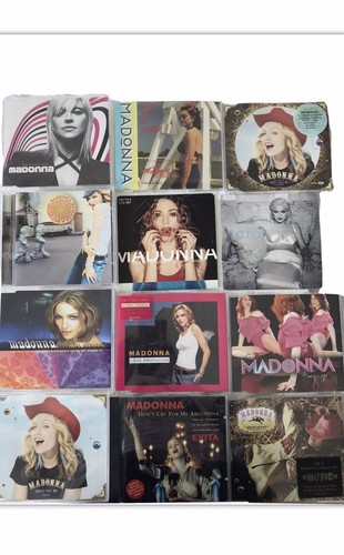 Madonna CD Singles Bulk x12 90s 00s Pop Music Australian Editions Bonus Tracks
