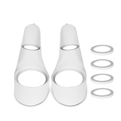 Pair Ca/ Audio/Speaker A Column/Tweeter Bracket Gasket White for 2 Inch & 4 inch - Picture 1 of 3