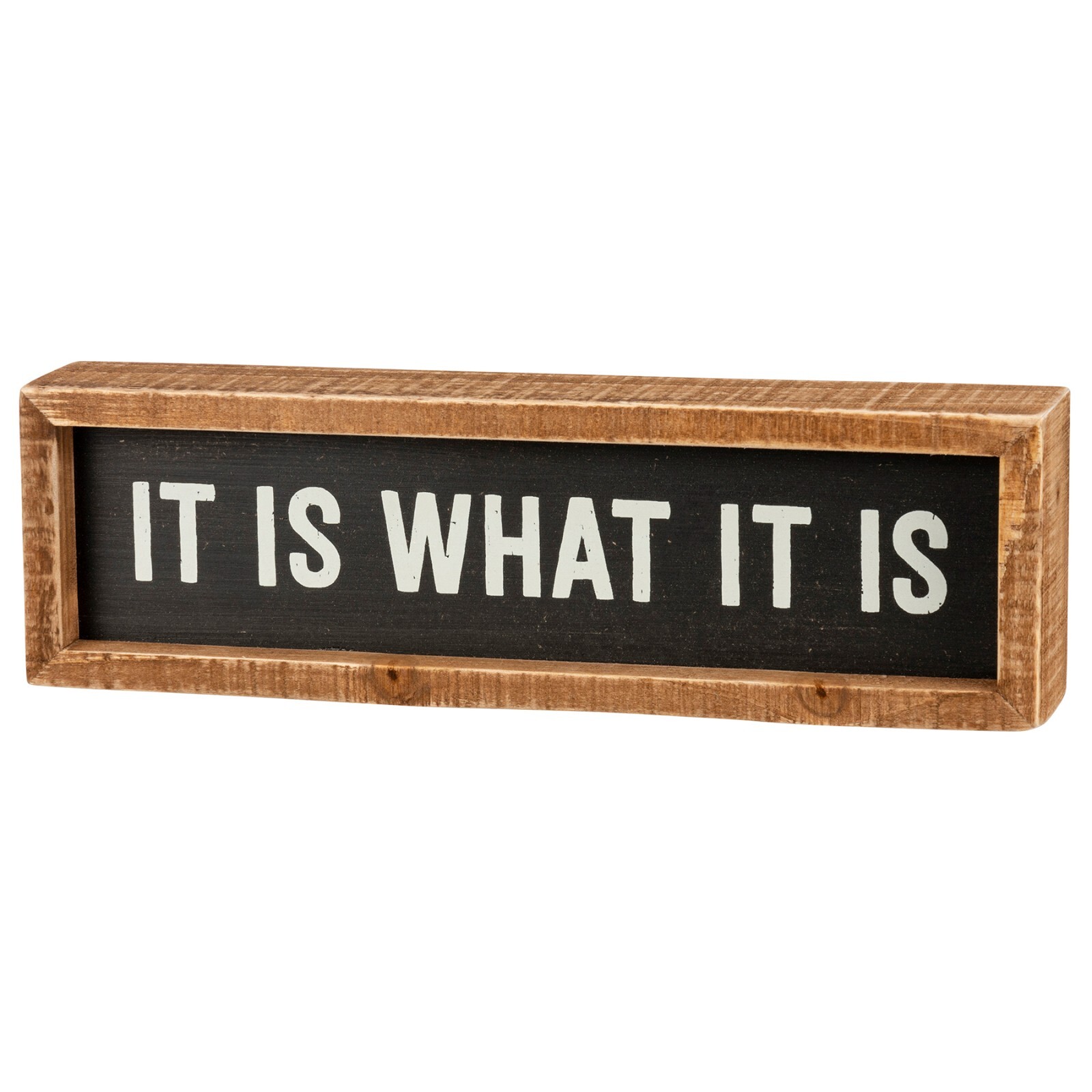 Primitives by Kathy Home Décor Sign - Flush Not Show and Tell Mini Inset Box Sign