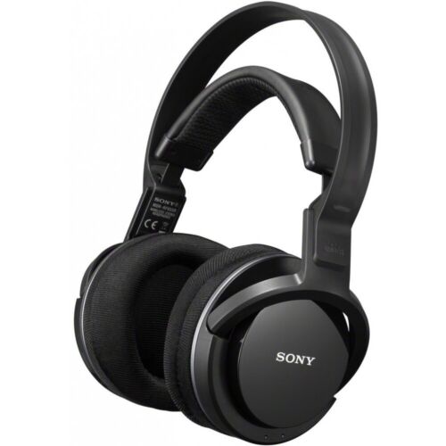 Sony MDR-RF855 RF Frequency Comfortable Wireless Over Ear Headphones BLACK - New - Picture 1 of 4