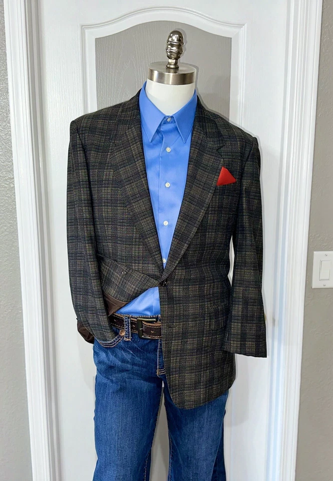 Traje Hardy Aimes London Para Hombre Talla 40R 2 Botones Abrigo Deportivo Pantalones 34 Alemania Foto 2 de 4