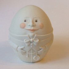 Dept 56 Humpty Dumpty Bisque Baby's First Coin Bank 83632 Nursery Decor 5.5 Inch