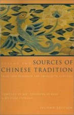 Sources of Chinese Tradition: From 1600 Through the Twentieth Century