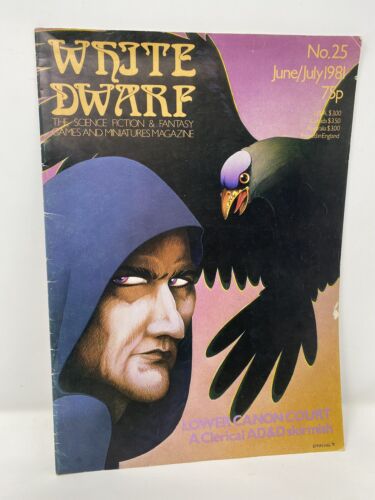 White Dwarf Magazine #25 1981 “Lower Canon Court: A Clerical AD&D Skirmish” - Zdjęcie 1 z 11