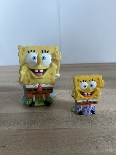 Figurina vintage SPONGEBOB SQUAREPANT con Gary Talking 5" Viacom 2000 non testata. - Foto 4 di 14