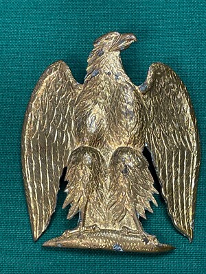 GROSSER VERGOLDETER BRONZE ADLER KAISERREICH 19. JAHRHUNDERT