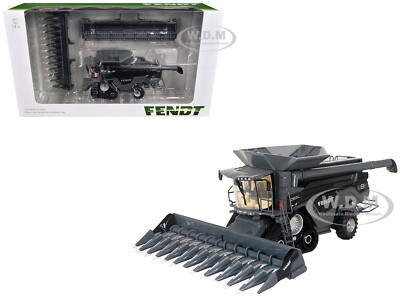 FENDT IDEAL 8T COMBINE W/GRAIN CORN HEADS HALF-TRACK GRAY 1/64 SPECCAST  SCT952