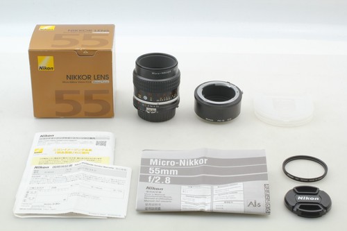 SIC! SN 814xxx 【Top MINT】 Nikon Ais Micro Nikkor 55mm F2.8 Macro Lens From Japan - Picture 3 of 20