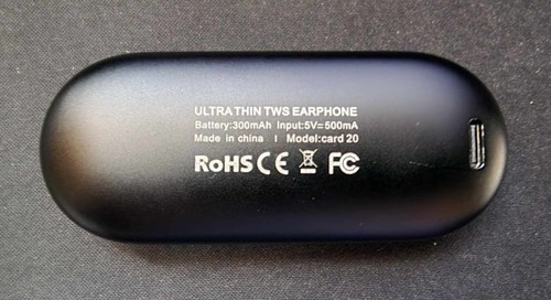 RARE YOBYBO Ultra Thin TWS Earphone Card 20 Pro Supreme Sound Quality Headphones - Picture 4 of 4