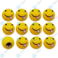 16 StüCk You.S Kunststoff Emotionen Zunge Ventilkappe + Dichtung FüR Auto PKW