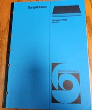 Bang & Olufsen Beocord 1600/Type 2664 Service Manual - Original