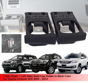 1 Right Black Dash Cup Holder For Toyota Fortuner Suv 2005