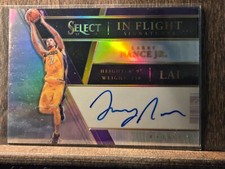 2017-18 Larry Nance Jr. Select In Flight Auto #D /199 Los Angeles Lakers SP